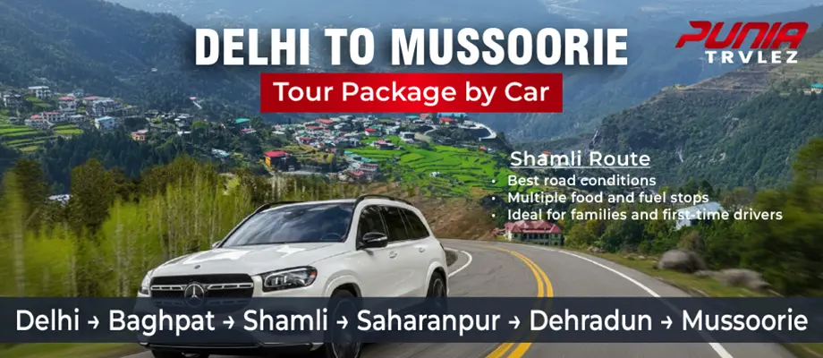 Delhi to Mussoorie Tour Package by Car | Distance & Cost