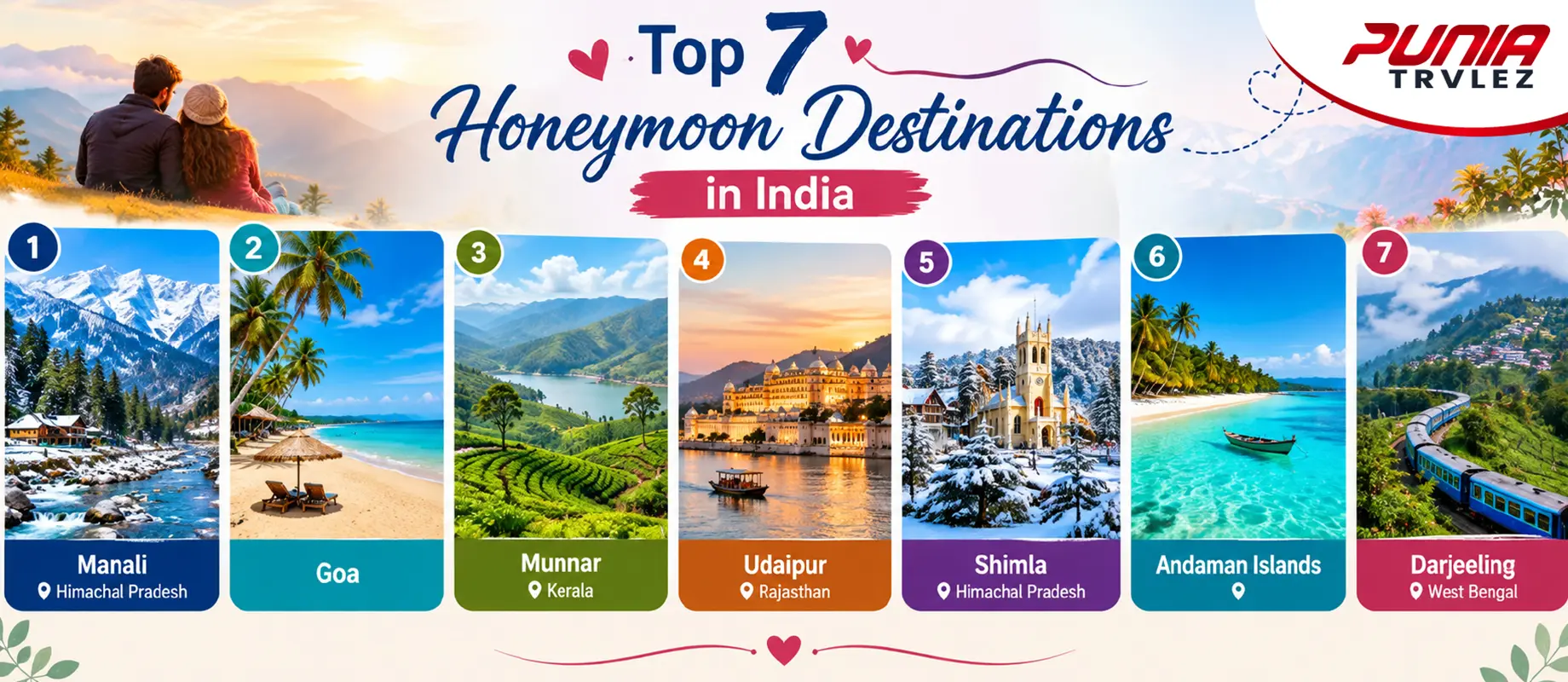 Best Honeymoon Destinations India